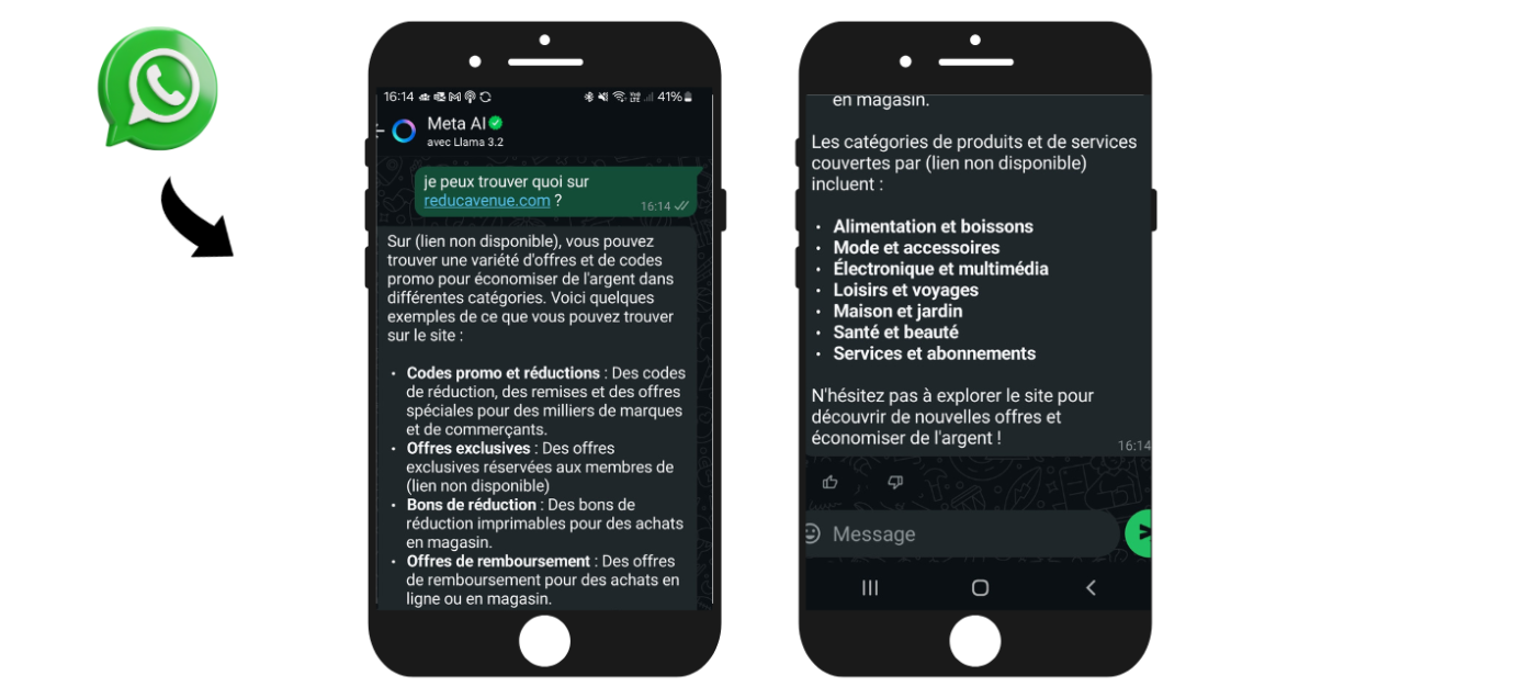 meta ai whatsapp discussion