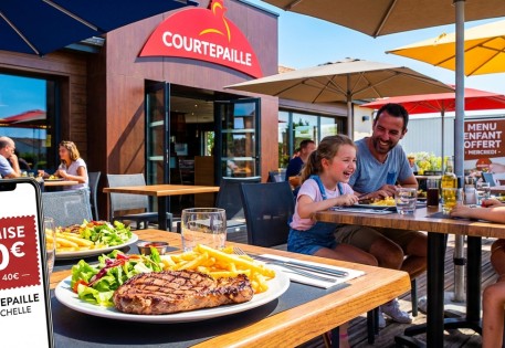 10€ de remise sur votre addition dans votre restaurant Courtepaille Puilboreau La Rochelle