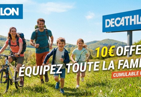 10€ de remise dans votre Decathlon Bron !