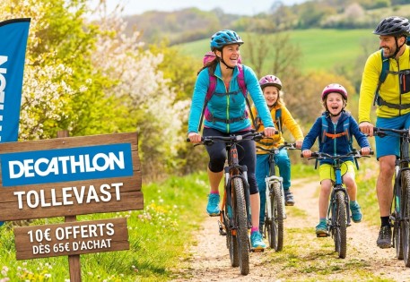 Profitez de 10€ offerts dans votre Decathlon Tollevast