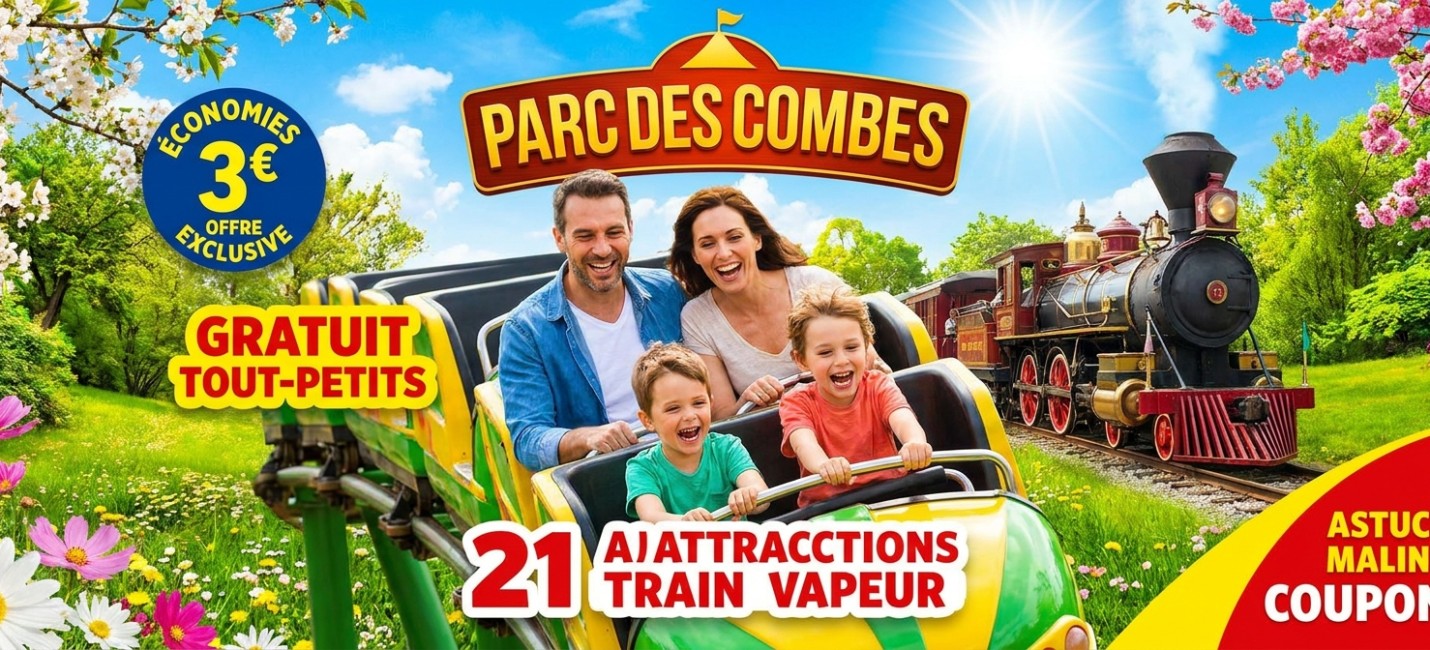 3€ de réduction au Parc des Combes Le Creusot