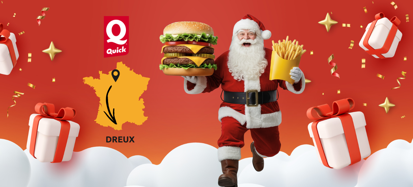Alerte ! -20% sur TOUT votre Quick à Dreux. Ne ratez pas ça !