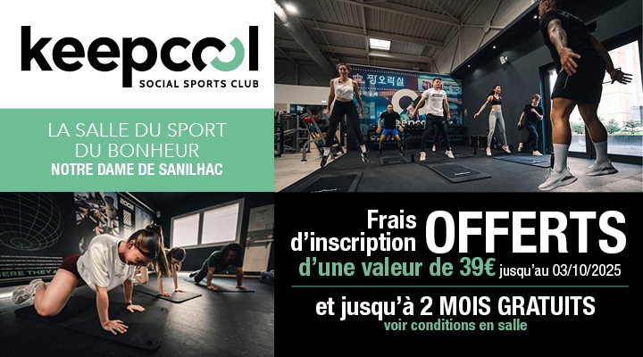 offre keepcool perigueux frais inscription offerts