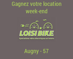 coupons de réduction Jeu Loisibike - Augny (57) - Gagnez votre location vélo électrique un week-end