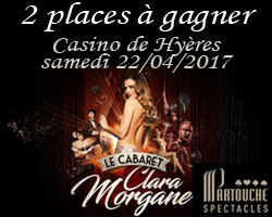 coupons de réduction Jeu Casinos Partouche de Hyères (83) - Jouez et gagnez vos 2 places de spectacle