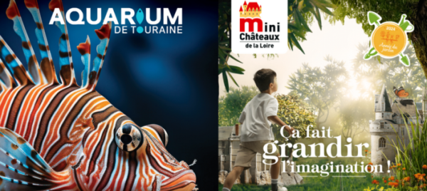 Jeu et concours Jeu Aquarium de Touraine & Parc Mini-Châteaux (37) - Gagnez vos billets combinés aux 2 Parcs : 2 adultes + 2 enfants