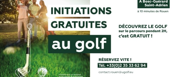 Jeu et concours Grand Jeu GOLF DE ROUEN - Gagnez 1 mois de cours collectifs pour débutants avec prêt du matériel et balles de practice ⛳️