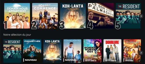 Codes promos et réductions MYTF1 MAX